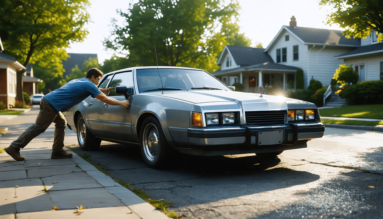 Automatische transmissie: als je voertuig met een automatische transmissie is uitgerust, kun je het niet duwen als de batterij leeg is