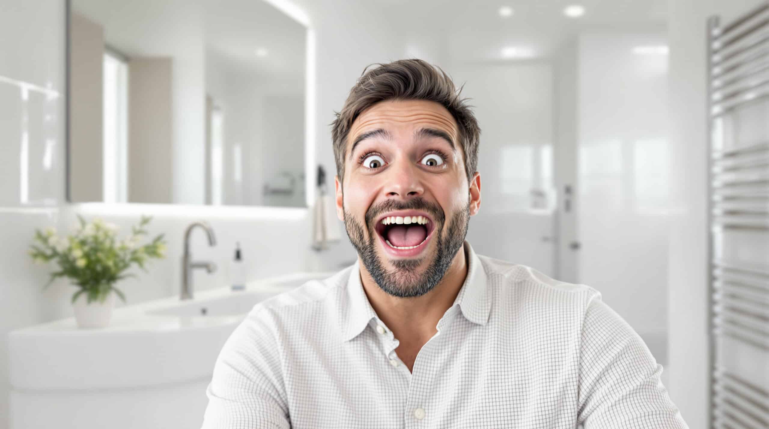 Dit vreemde trucje laat oppervlakken in je badkamer in enkele seconden glanzen, zonder azijn of zuiveringszout