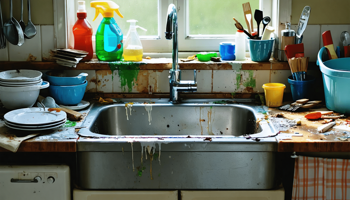 Het zou eens per week schoongemaakt moeten worden, maar niemand doet dat, hoewel het een van de vuilste plekken in de keuken is