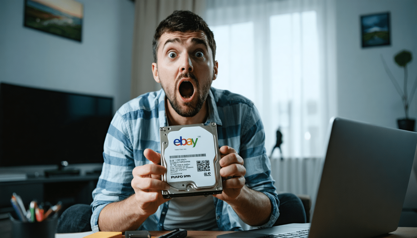 Hij kocht een 6 terabyte harde schijf van een onbekende fabrikant op eBay: toen hij keek, ontdekte hij dat hij was opgelicht