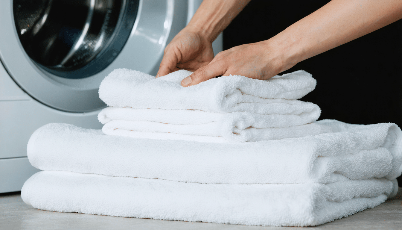 Ik druk ze samen, leg ze tussen de handdoeken, stel de wasmachine in op 30 graden en krijg perfect zachte handdoeken: deze methode helpt echt