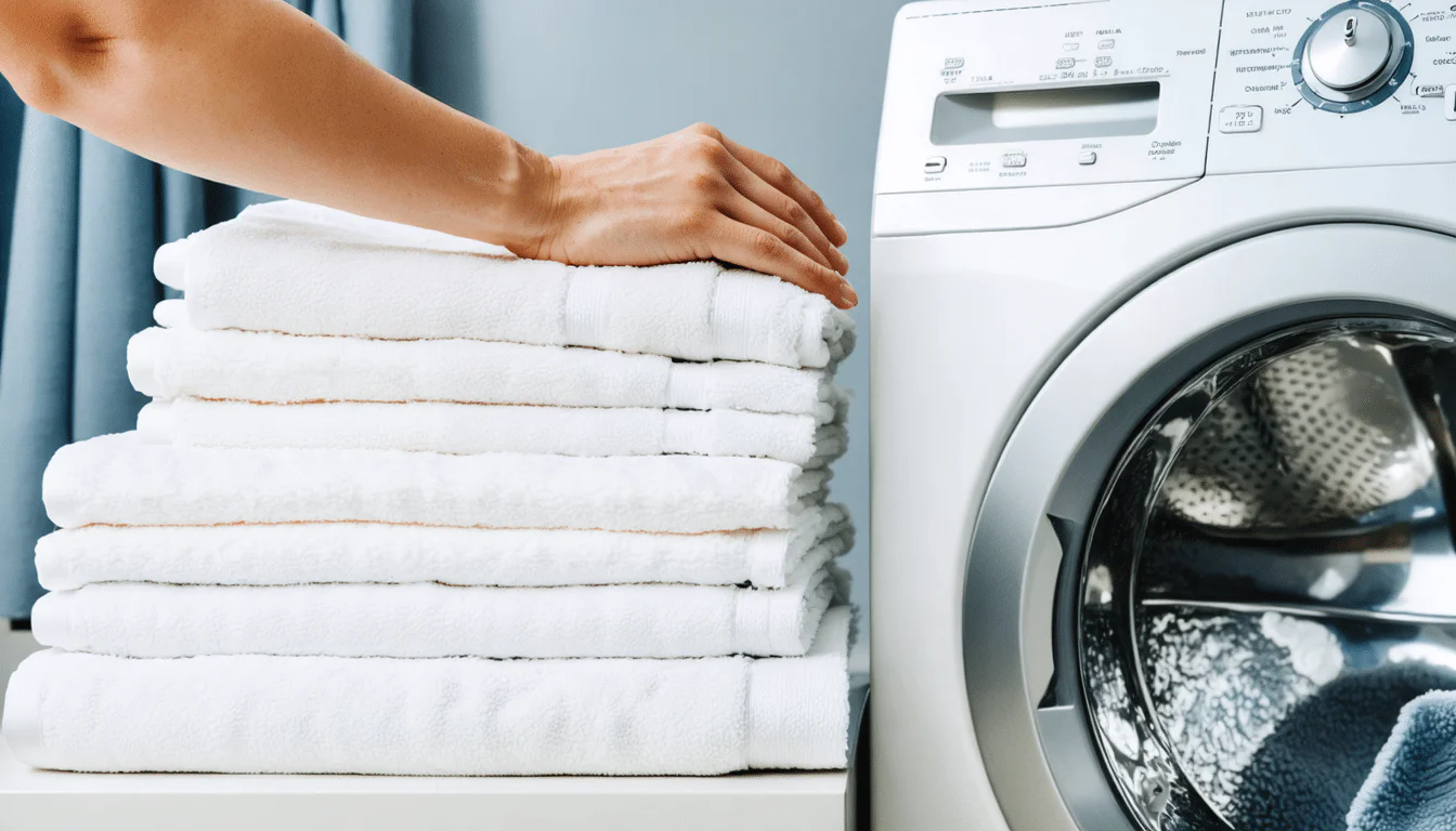 Ik druk ze samen, leg ze tussen de handdoeken, stel de wasmachine in op 30 graden en krijg perfect zachte handdoeken: deze methode helpt echt