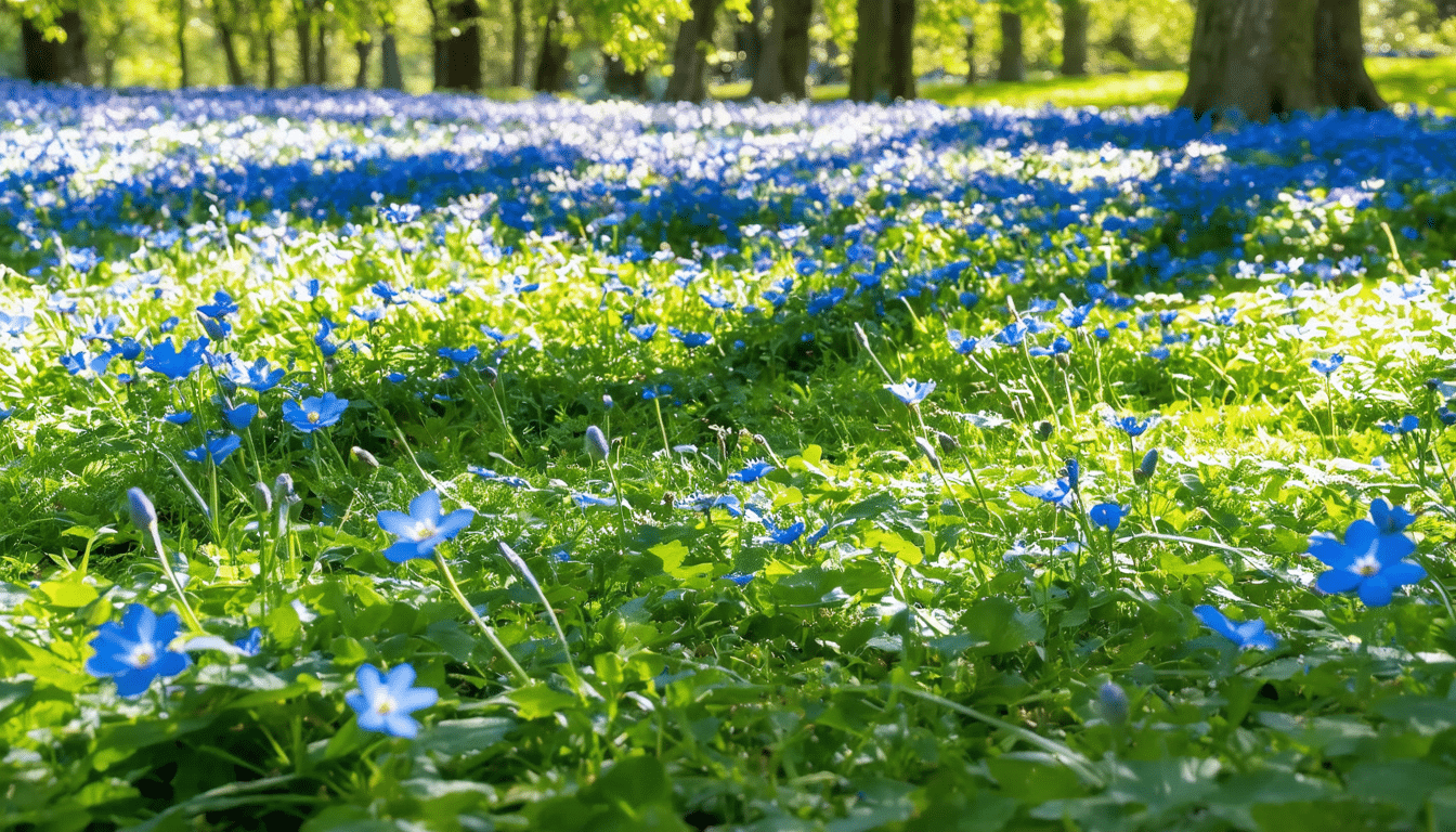 Zaai één keer in oktober en uw tuin zal u vele jaren plezier brengen: in het voorjaar vormt deze plant een blauw bloementapijt